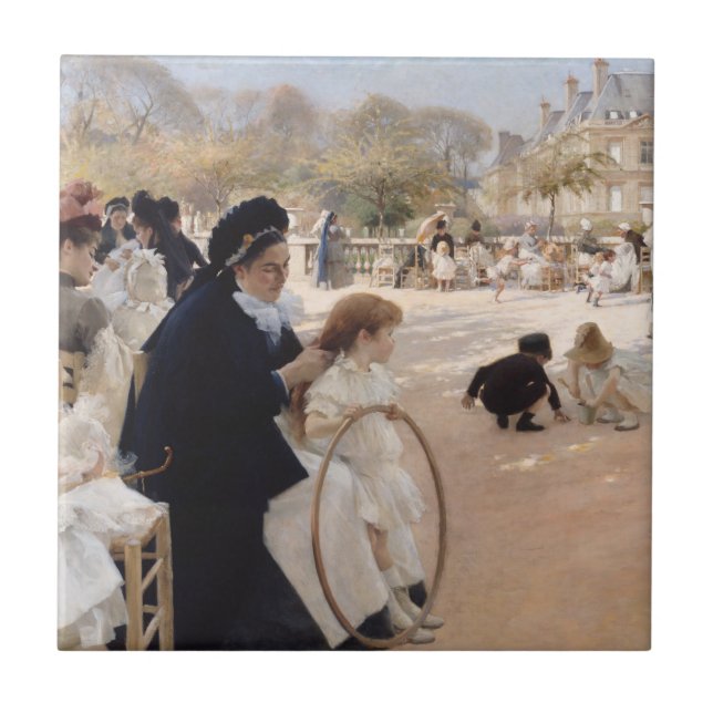 Albert Edelsense - Jardins do Luxemburgo, Paris (Frente)