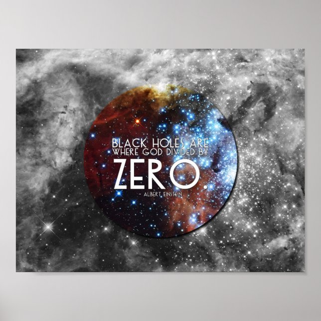 Albert Einstein Cotação Poster (Frente)