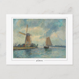Albert Lebourg #177 - Cartão Postal de Arte Fina