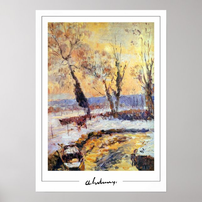 Albert Lebourg Zedign Art Poster nº 3 (Frente)