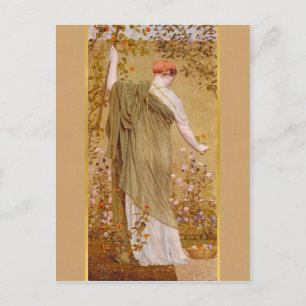 Albert Moore Um jardim CC0724 Cartão postal