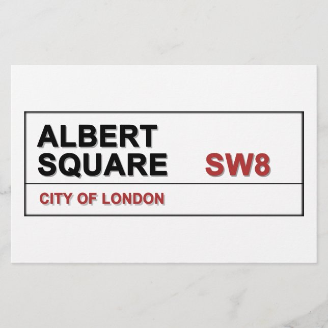 Albert Square London Inglaterra (Frente)