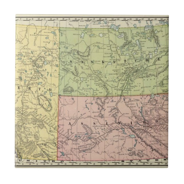 Alberta, Saskatchewan (Frente)