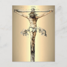 Albrecht Dürer 1505 Cristo na Cruz Cartão Postal
