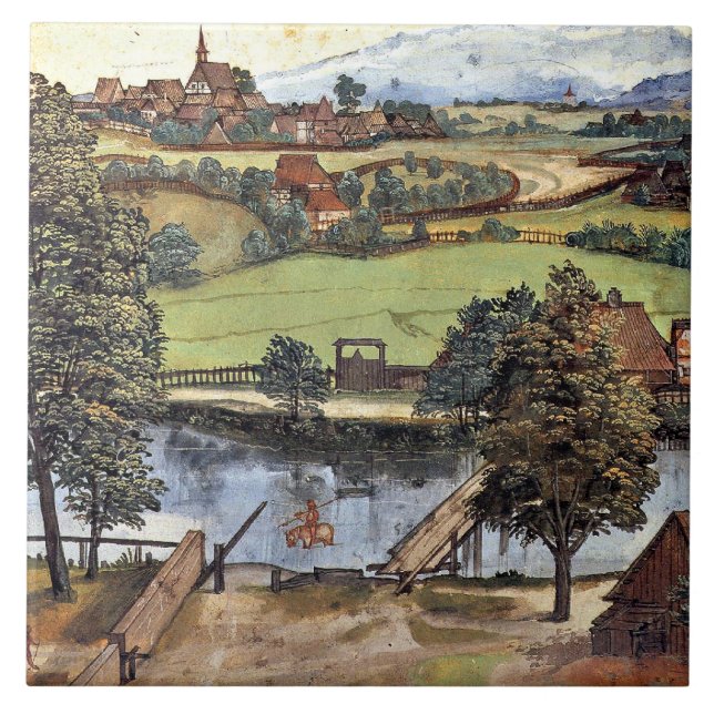 Albrecht Durer, A Trefileria de Peignitz, (Frente)