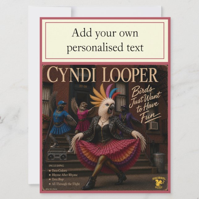 Álbum Cyndi Looper: uma Paródia (Frente)