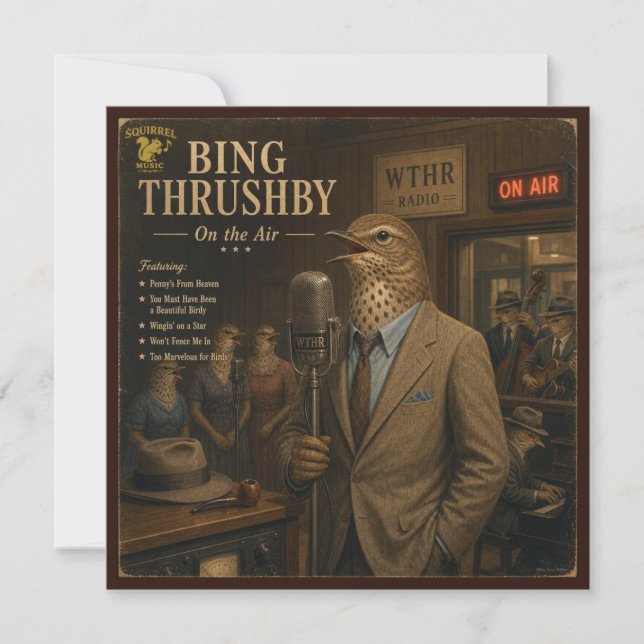 Álbum de Bing Thrushby: uma Paródia (Frente)
