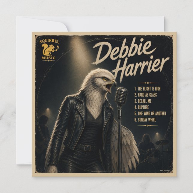 Álbum de Debbie Harrier: uma Paródia (Frente)