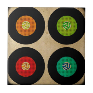 Álbum gravado retro de vinil 45