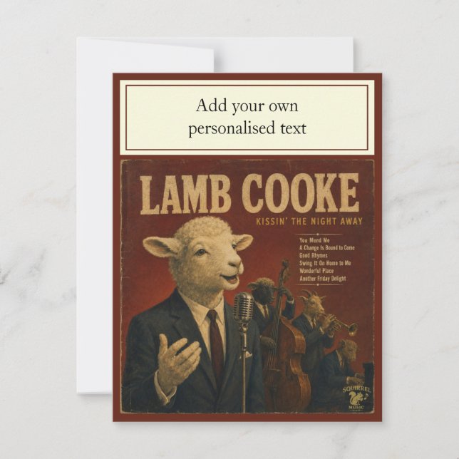 Álbum Lamb Cooke: uma Paródia (Frente)