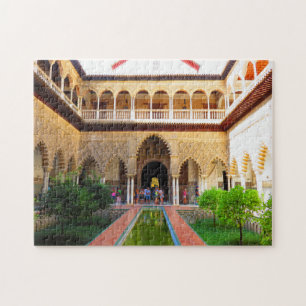 Alcazar do quebra-cabeça de Sevilha