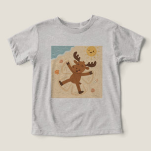 Alce Fez um Anjo de Areia – Camiseta Praiana Capri