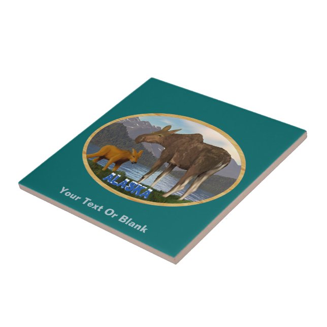 Alce no Prado (Lateral)