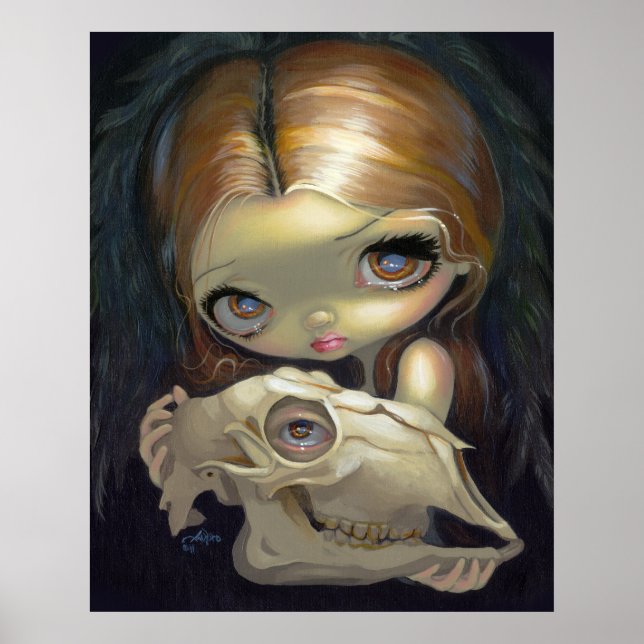 Alchemical Angel 1 ART IMPRESSÃO gótica (Frente)