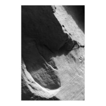 Alcove Sandstone Black and White Photo Poster