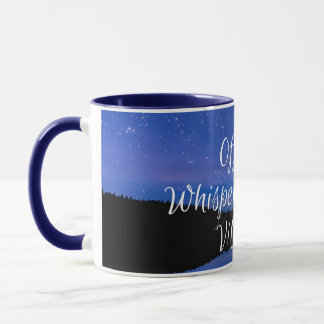 Aldeão de sussurro oficial dos pinhos caneca de 11