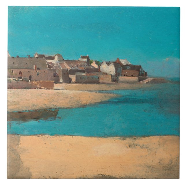 Aldeia do Mar na Bretanha por Odilon Redon (Frente)