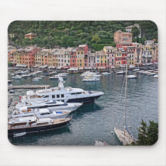 Aldeia do porto italiano - Portofino - Mousepad (Frente)