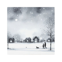 Aldeia Serene Winter: Tranquil Snowy Path Waterco