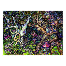 Aldeias de Fada Árvores Marianne O Art Impressão