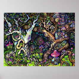 Aldeias de Fada Árvores Marianne O Art Impressão