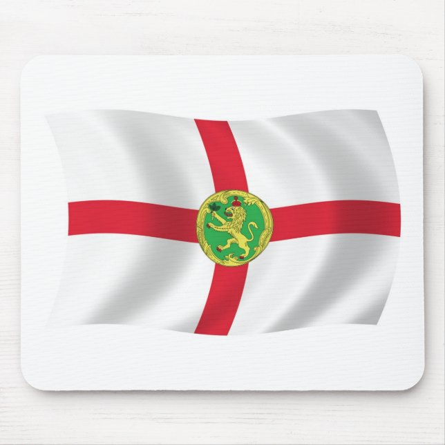 Alderney Bandeira Mousepad (Frente)