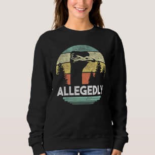 Alegadamente Ostrich T Camisa Engraçada