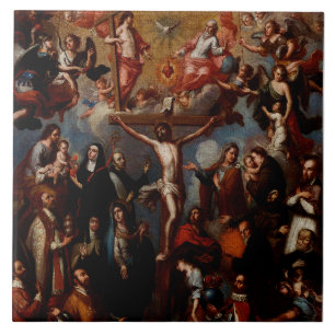 Alegoria da Crucificação com Santos Jesuítas