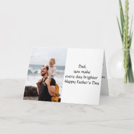 Alegrar o Dia Dele: Cartão de Foto do Dia dos Pais