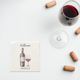 Alegre do Vinho Tinto – Porta-Copos Personalizado