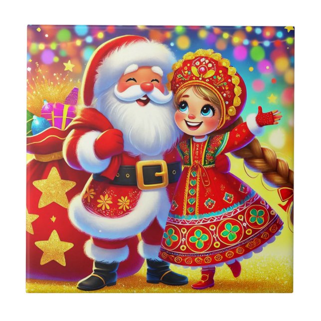 🎄 Alegre Natal do Papai Noel ❄️ Festa de Fim de A (Frente)