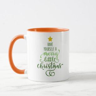 Alegre pouca caneca do Natal