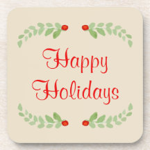 Alegres Porta-Copos de Férias de Natal