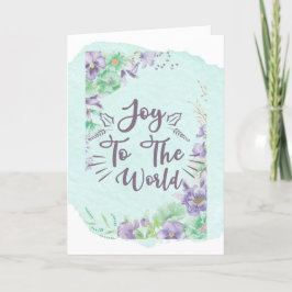 Alegria ao Cartão de Férias do Vazio Mundial