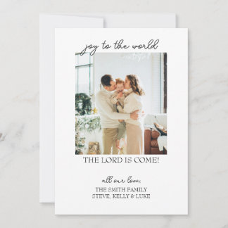 Alegria ao Cartão Mundial de Natal