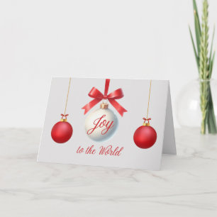 Alegria ao Cartão Mundial de Natal