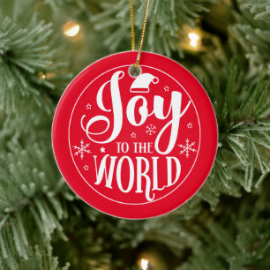 Alegria ao Enfeites de natal do Mundo