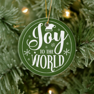 Alegria ao Enfeites de natal do Mundo
