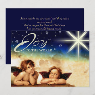 Alegria ao Mundo. Cartões de Natal Religiosos