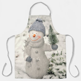 Alegria de Natal com Snowman Sorridente