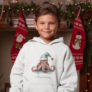 Alegria de Natal de Octopus, personalizada