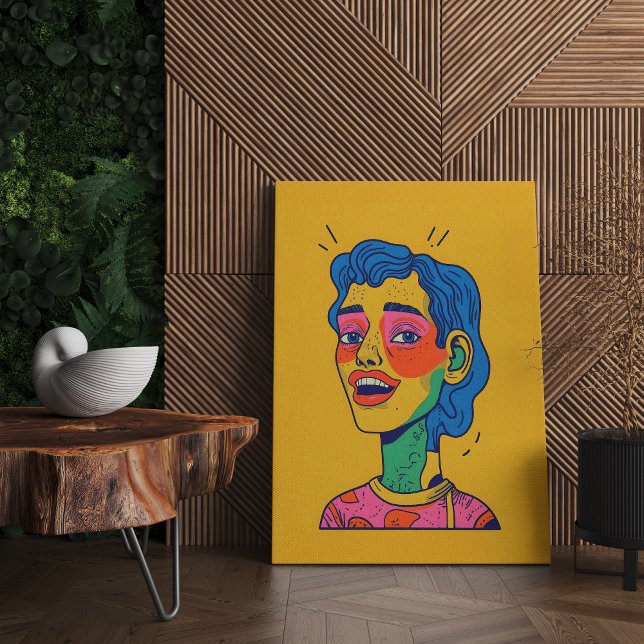 Alegria E Felicidade - Poster de Arte De Parede Cr (Joy and happiness wall art design)