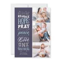 Alegria no Cartões de foto de Natal Religioso Espe