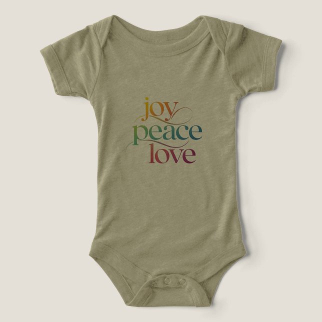 alegria paz amor (Design frontal)