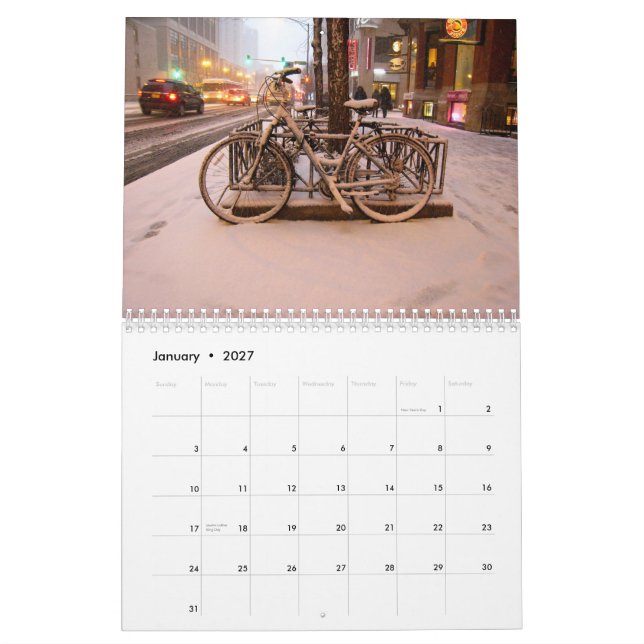 Alegrias do calendário das bicicletas 2013 (Jan 2027)