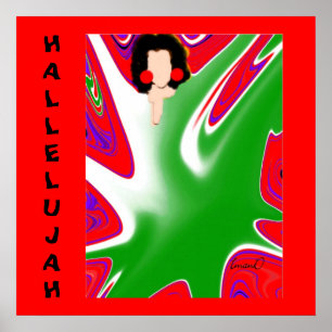 Aleluia!  Impressão das canvas