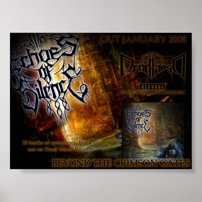 Além do poster Crimson Gates (Frente)