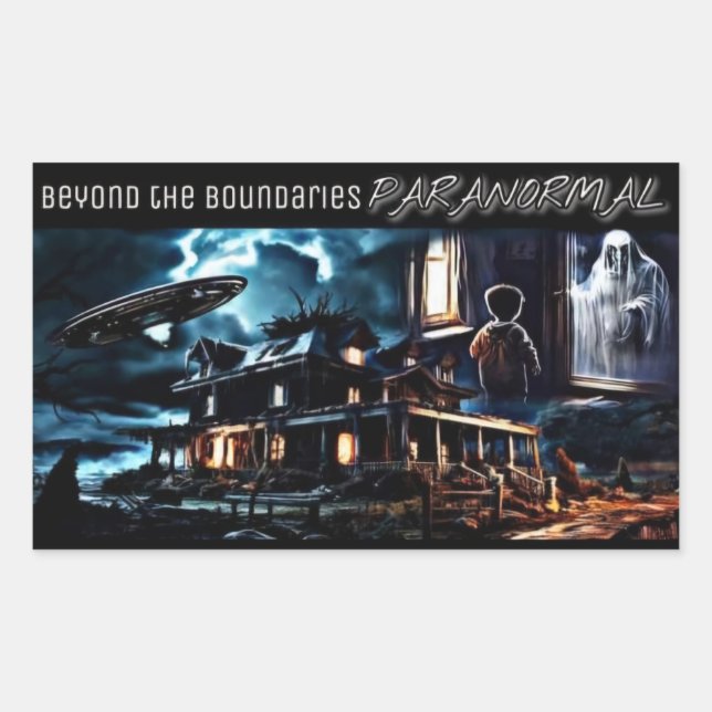 Além Dos Limites Dos Adesivos Paranormais (Frente)