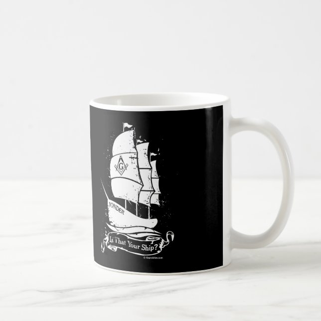 Além preto da caneca 11oz do café (Direita)