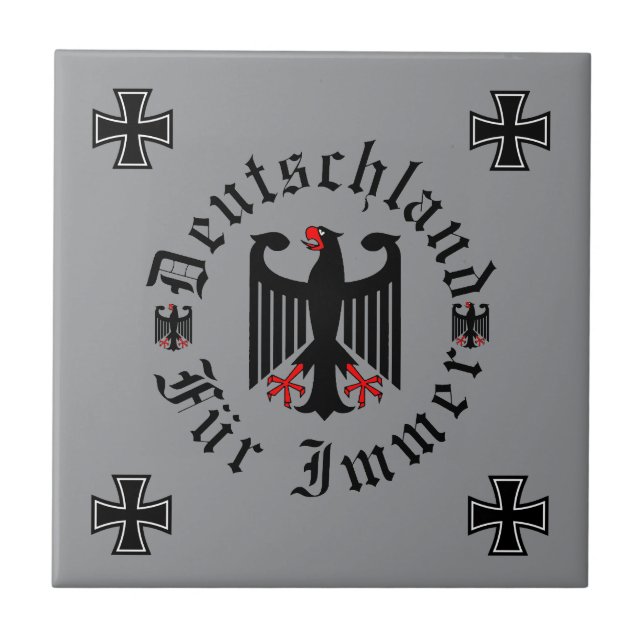 Alemanha/Deutschland Para Sempre/águia negra/cruz  (Frente)